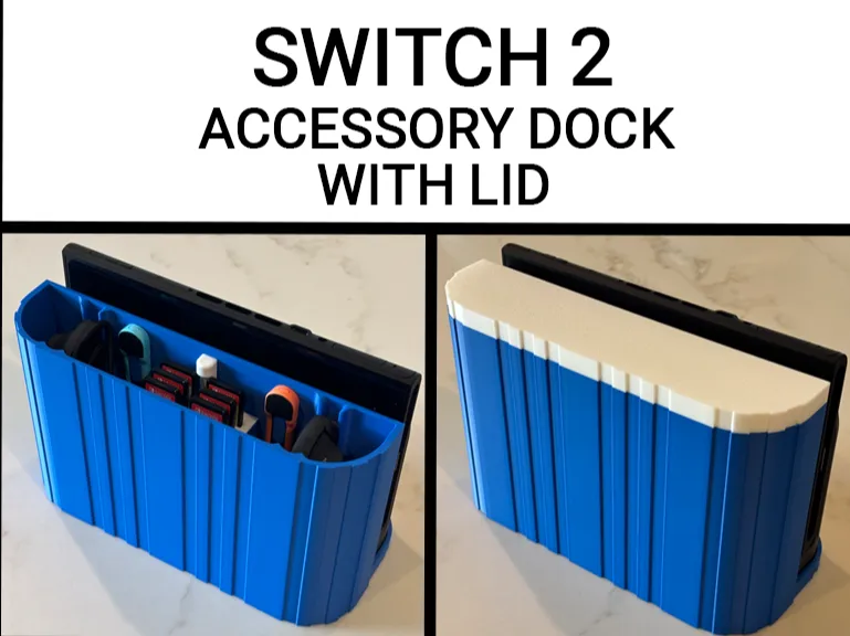 Switch 2 Dock with Accessory Storage