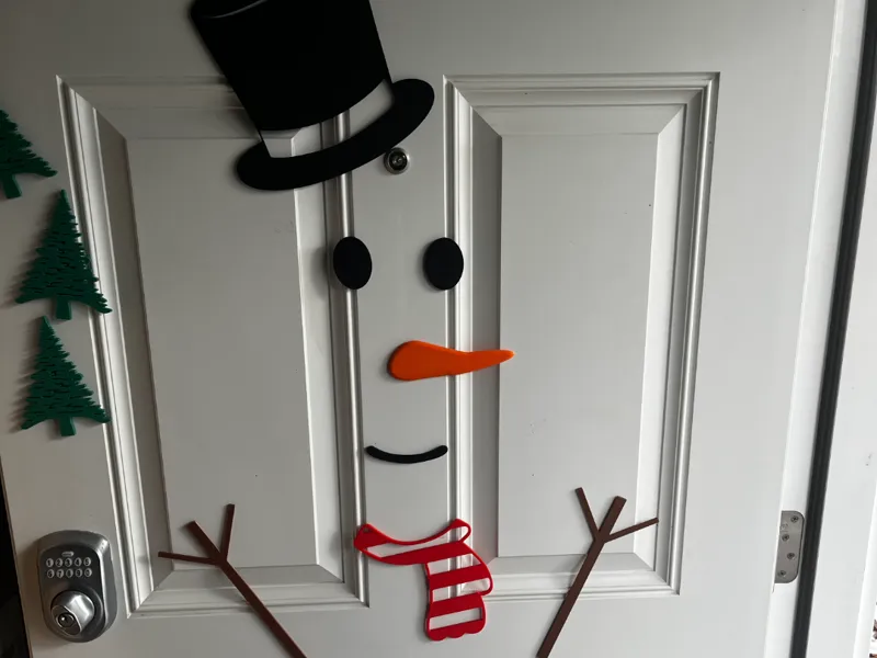 Snowman Door Decor