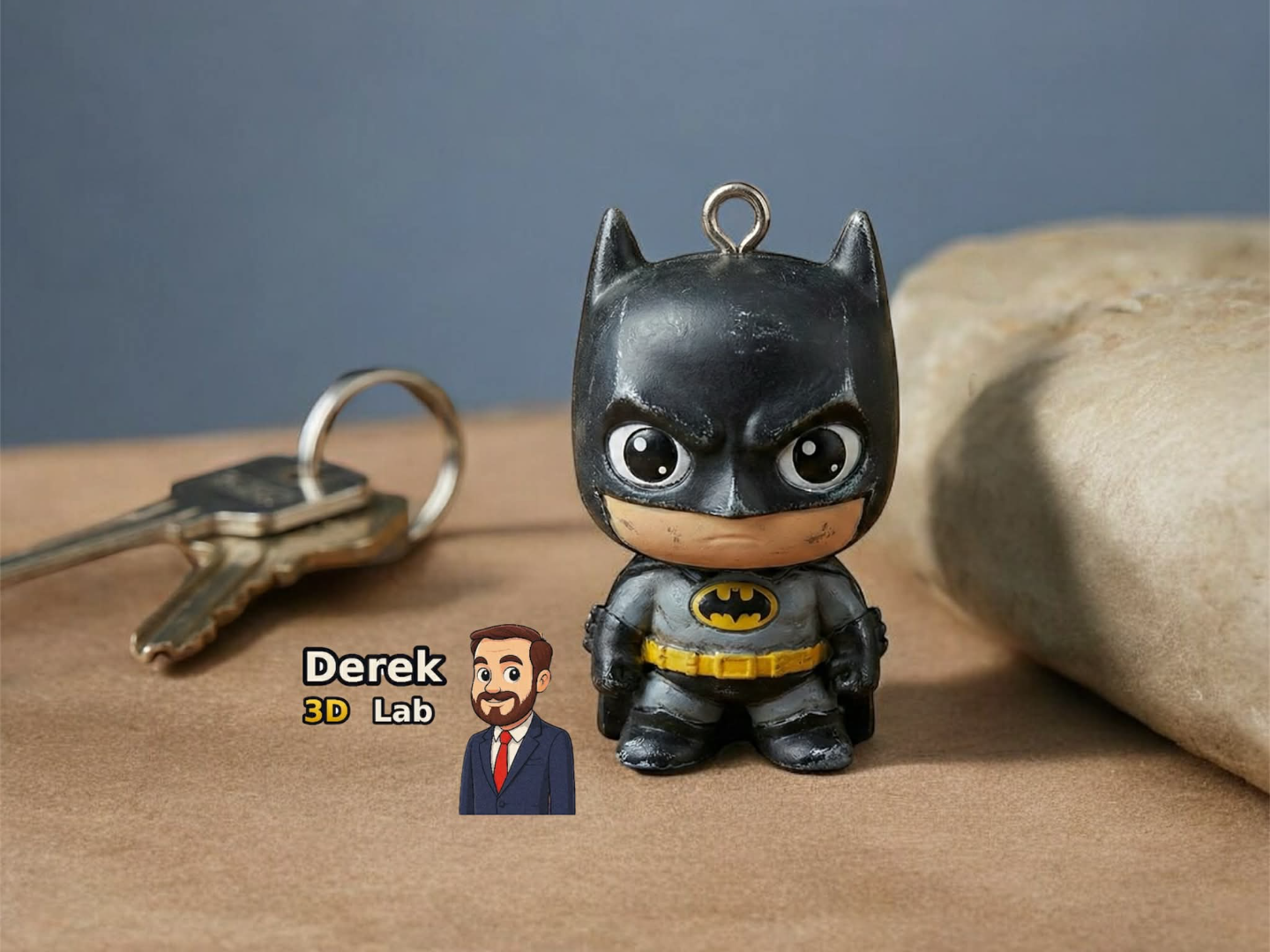 Chibi Batman Keychain
