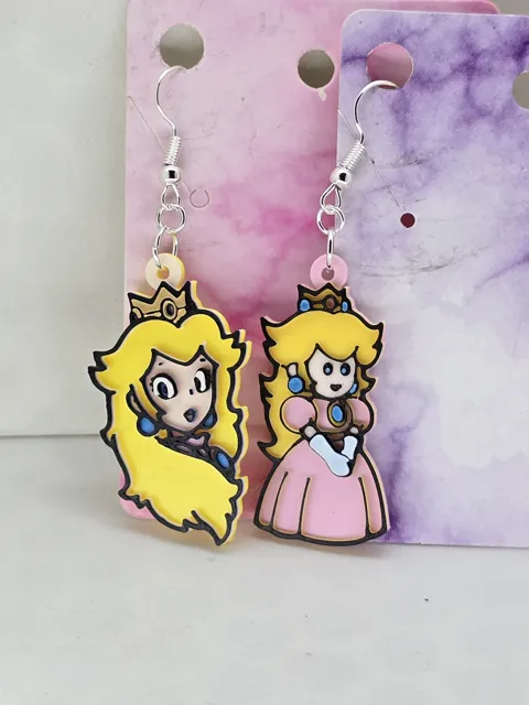 Princess Peach Earrings