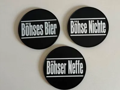 Wicked Drink – Rock Beer Coasters Onkelz-Look