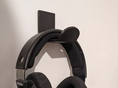 Wall-Mounted Headphone Holder (No-Support)