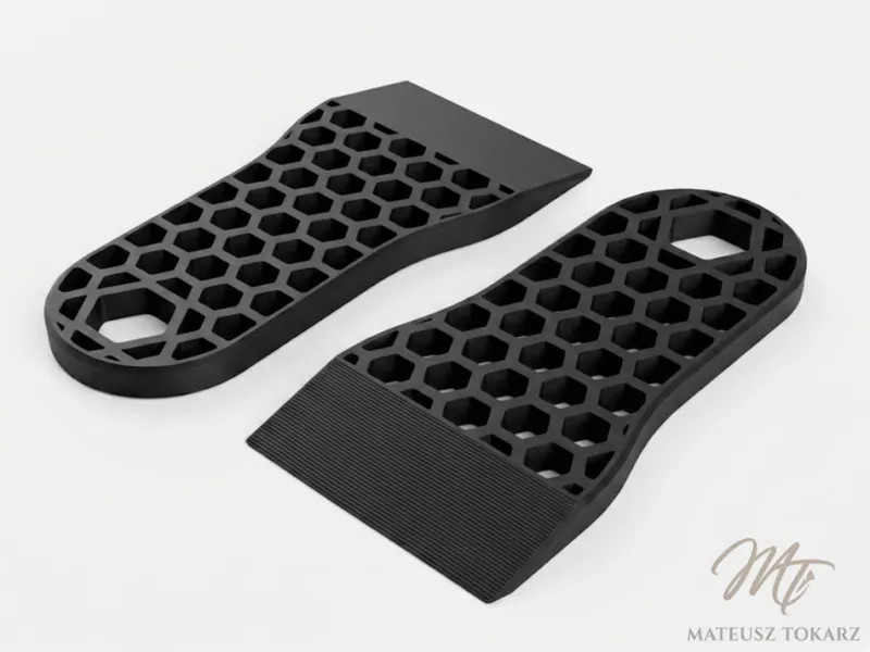 Hex Bed Scraper | 3D Print Removal Tool