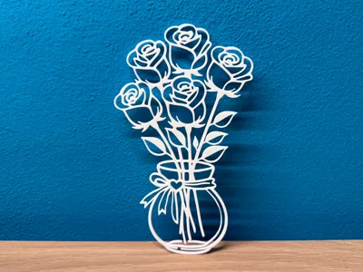 Roses in a vase