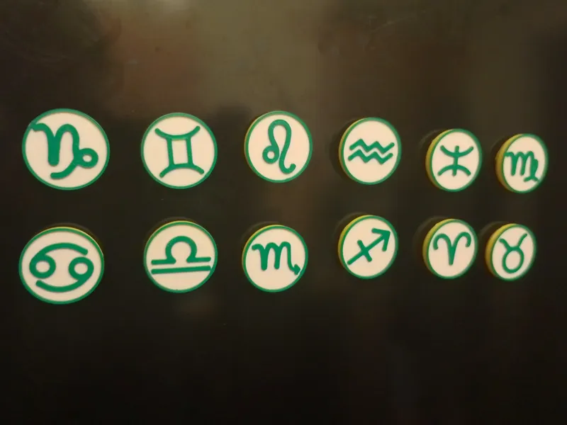 zodiac fridge magnets