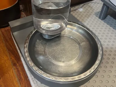 Pet water dispenser (prepare your own stainless steel bowl)