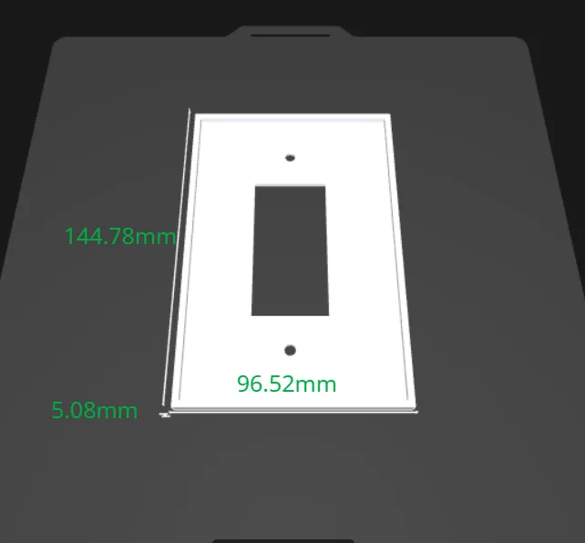 Oversized GFCI Outlet Cover - Free 3D Print Model - MakerWorld