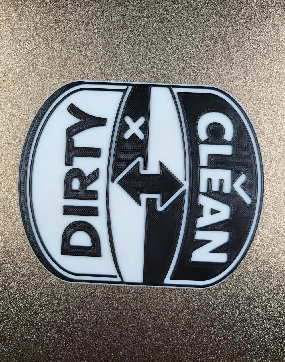 Clean/Dirty Dishwasher magnet - Free 3D Print Model - MakerWorld