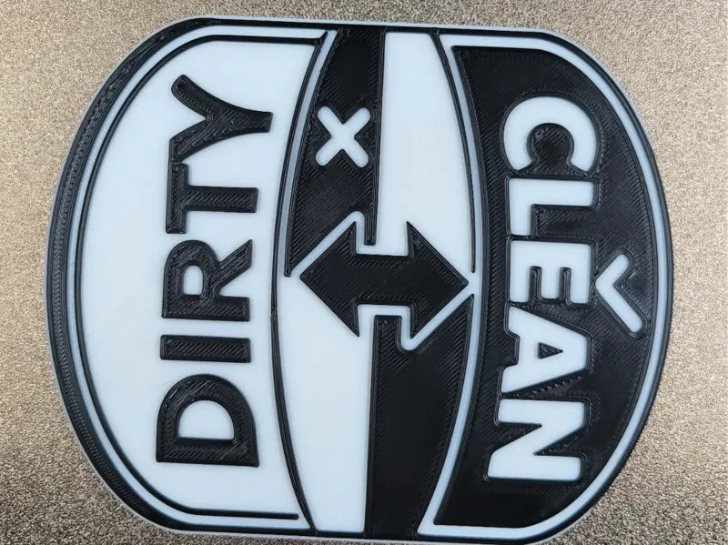 Clean/Dirty Dishwasher magnet