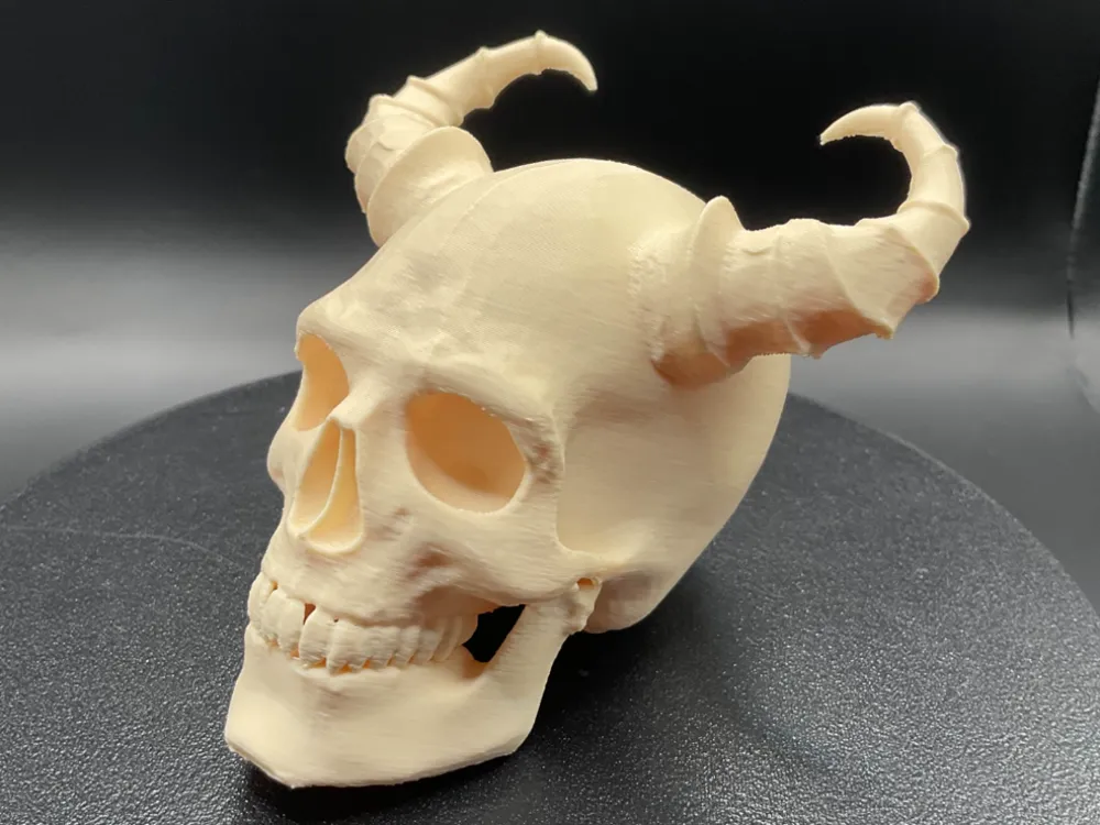 Demon Skull - Free 3D Print Model - MakerWorld