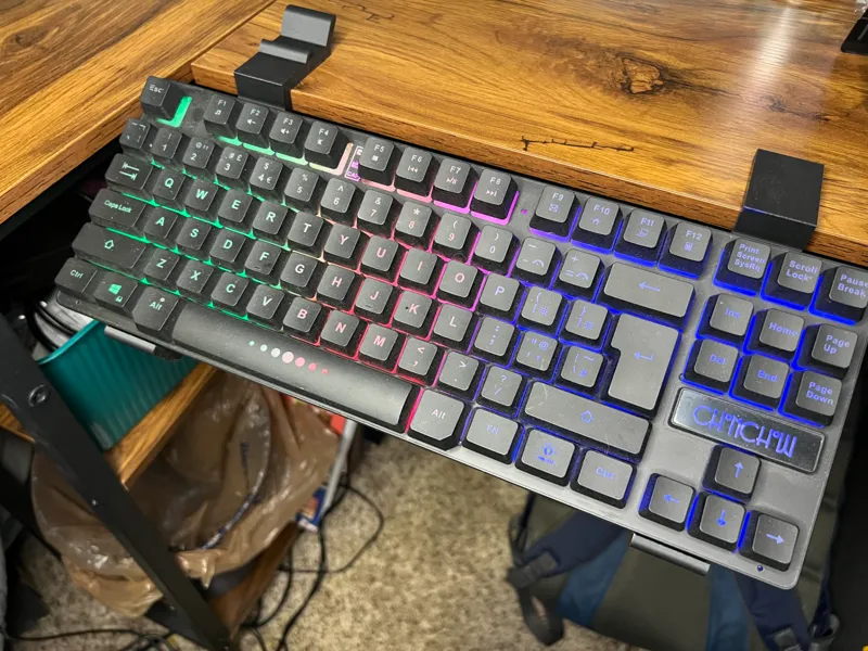 Off-Desk Keyboard Clamp/Holder