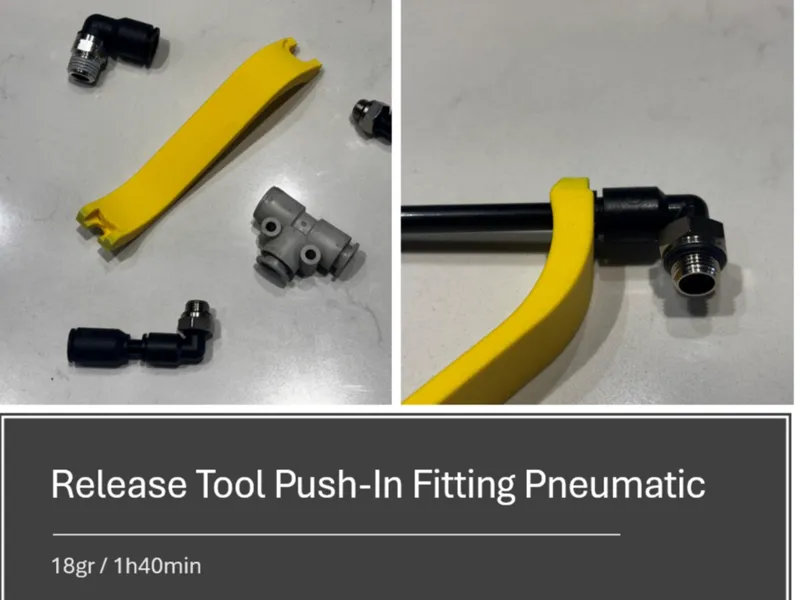 Release Tool AMS Buffer Push-In Fitting Pneumatic