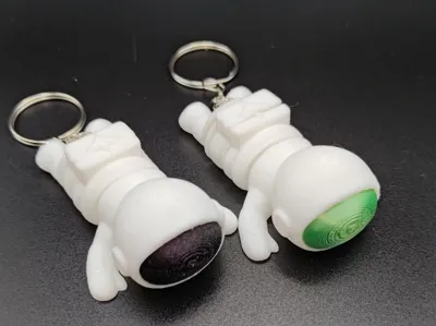 Flexi astronaut keychain