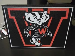 Wisconsin Badgers Light Box