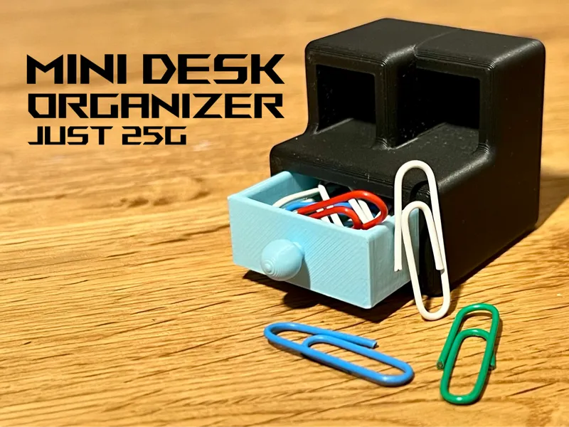 Mini desk organizer