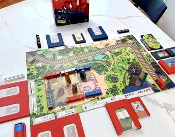 Bandeja organizadora: The Glasgow Train Robbery Board Game Insert — vista de referencia 3