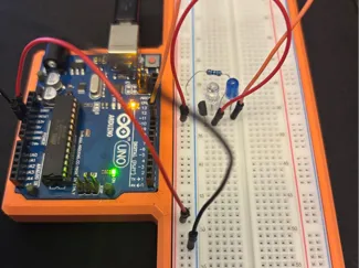 Arduino Uno and Breadboard Holder - Remix