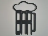 Mug shape BAR wall decor