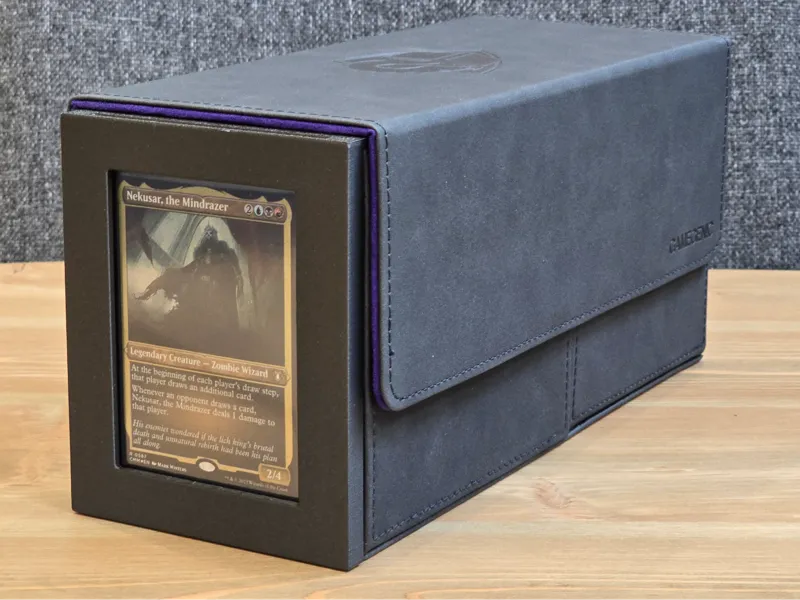 Commander card window for MTG Academic deck box