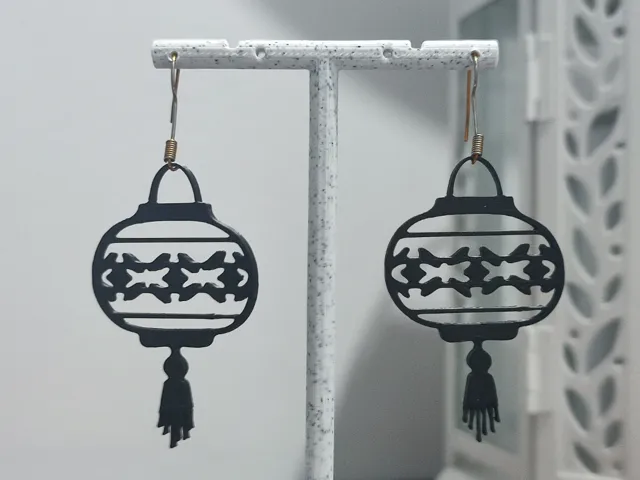 Aretes Linterna de Kioto