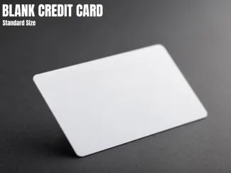 Blank Credit Card-ISO Standard Size [11 Min Print]