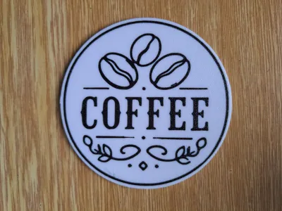 Coffee Bean Coaster #04