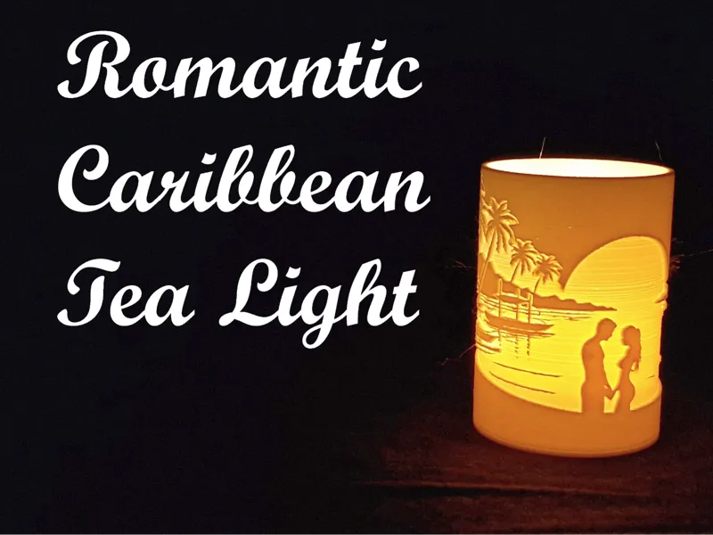 Romantic Caribbean Tea Light