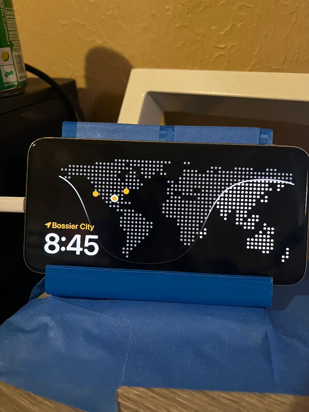Support téléphone et tablette mode veille