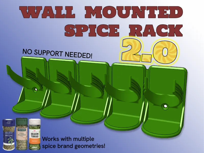 Wall Mounted Spice Rack_2.0