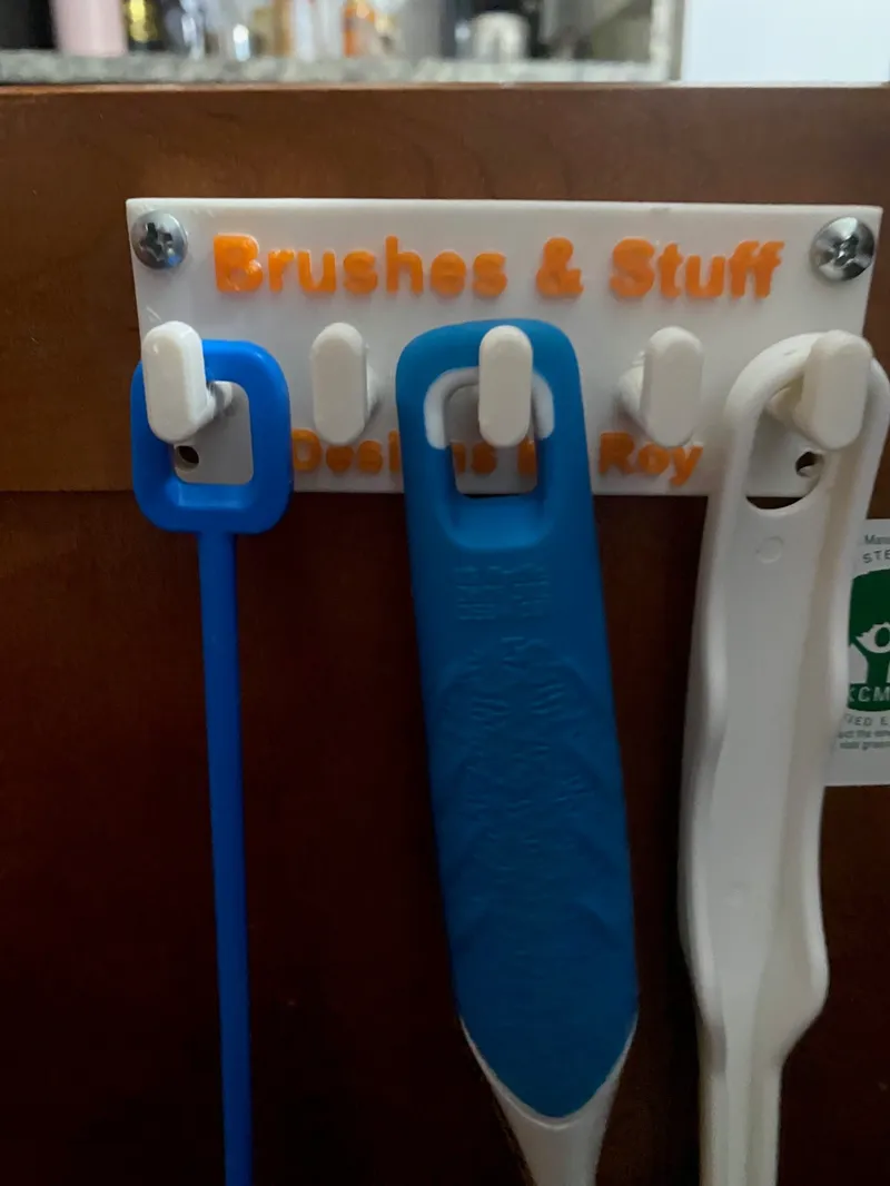 Kitchen Door Brush Holder