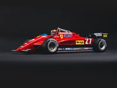 Ferrari 126 C2 RC Chassis Tamiya F104