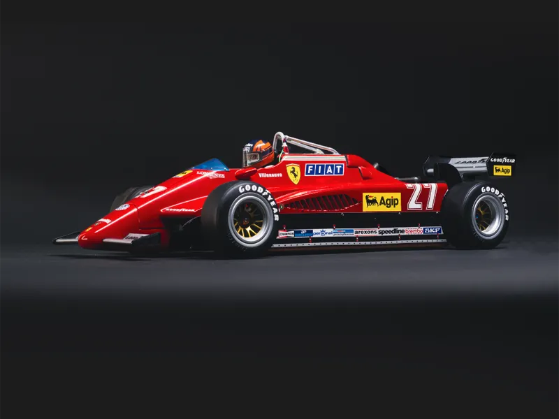 Ferrari 126 C2 RC Chassis Tamiya F104