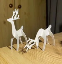 Carte puzzle 3D renne de Noël — photo 2