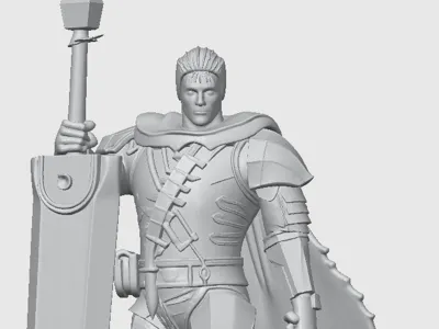 Guts - Berserk in sword pose