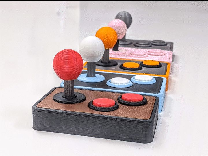 fidget Arcade Stick Key Chain