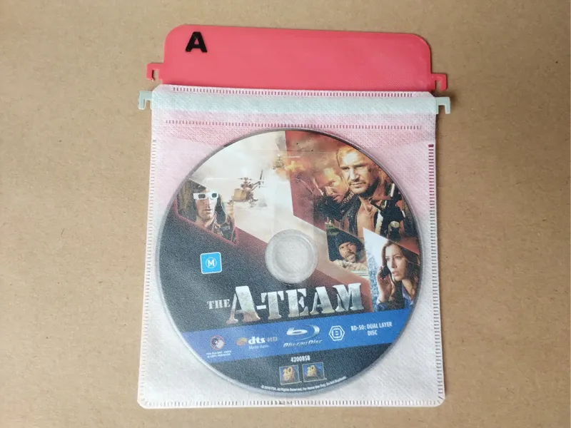 CD/DVD Storage Index Tabs