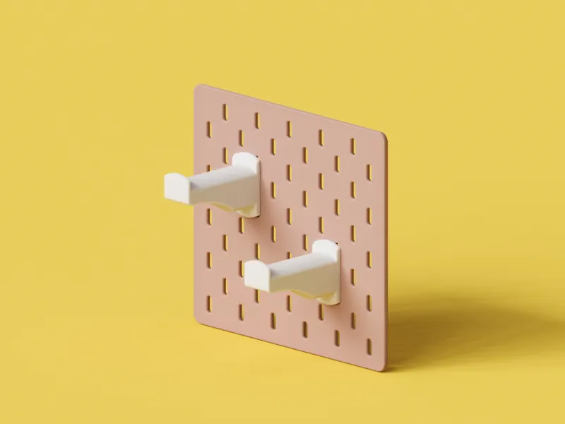 Strong Spool Holder for Ikea Skadis