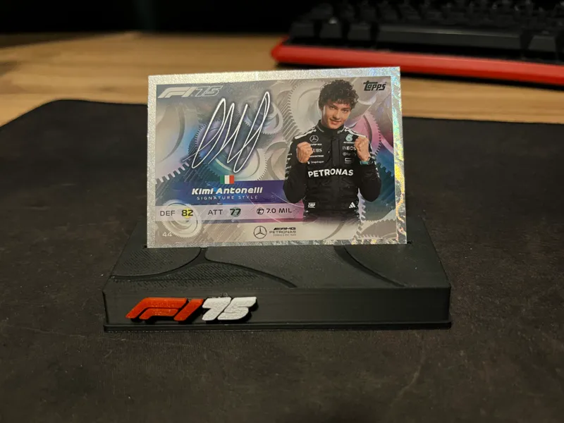 Topps card holder F1 