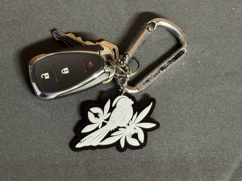 Bayside Bird Logo Keychain
