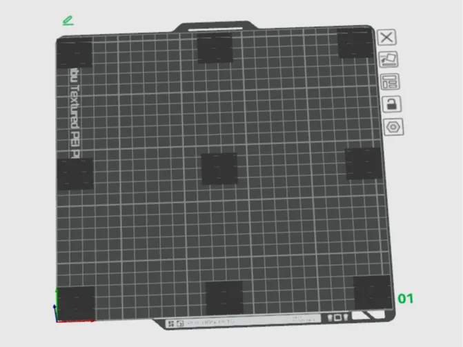 3D printer bed level test