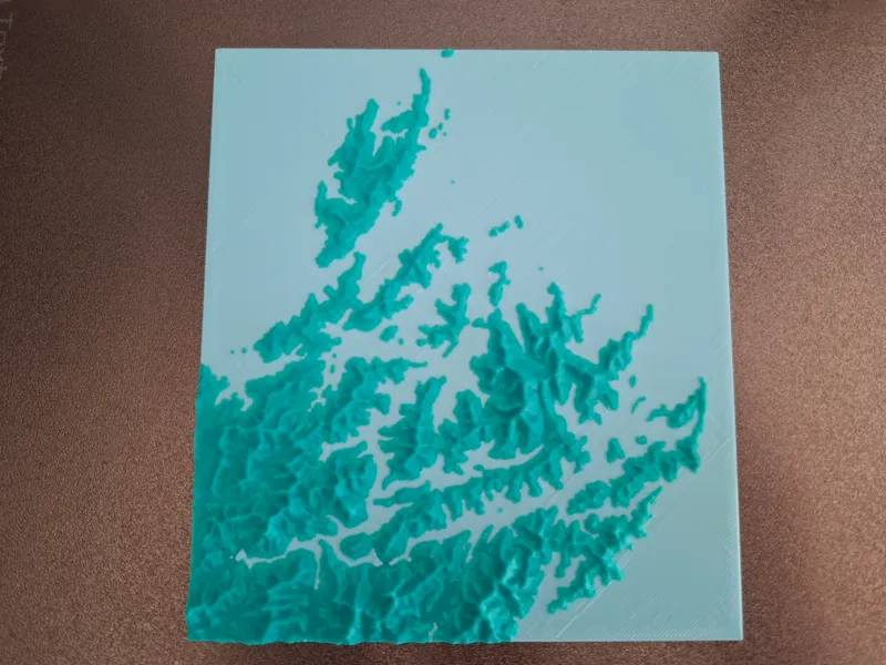 Marlborough Sounds, New Zealand - topographic map