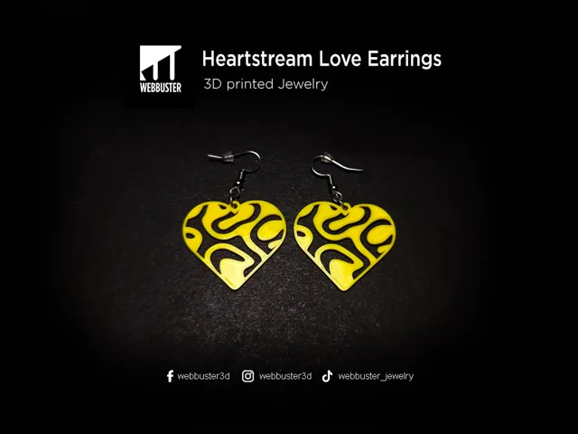 Heartstream Love Earrings