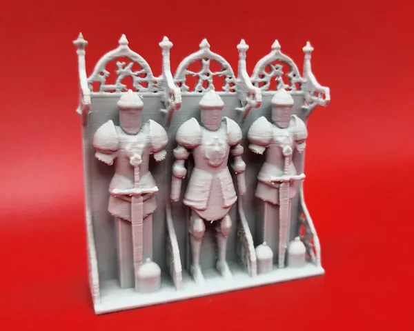 Présentoir miniature pour armures