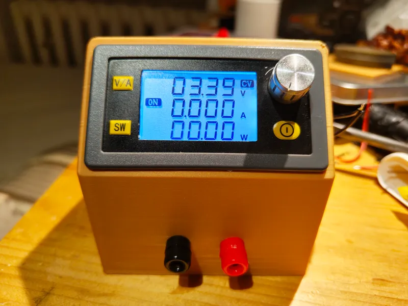 SK35H PSU Case powered by 18650 batteries