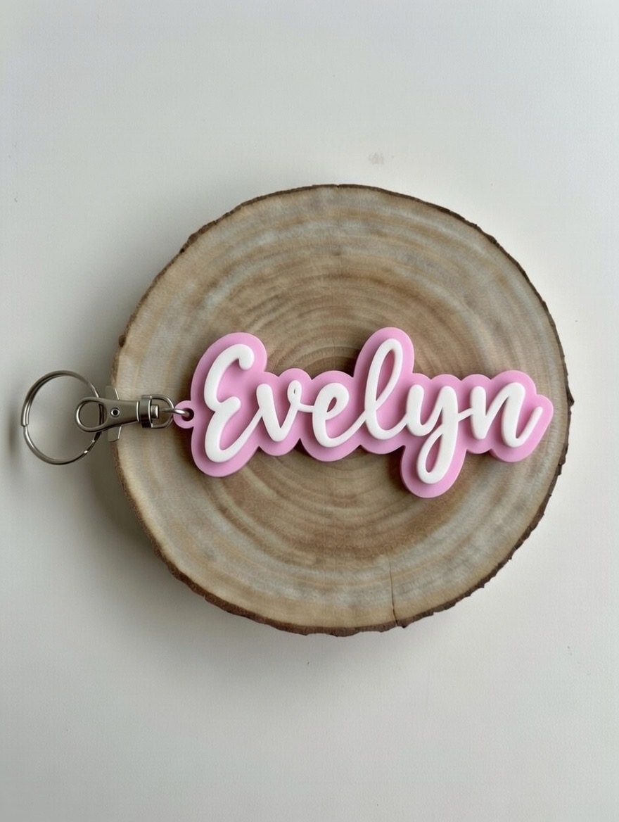 Miniatura 25 do modelo 3D Keychain Names