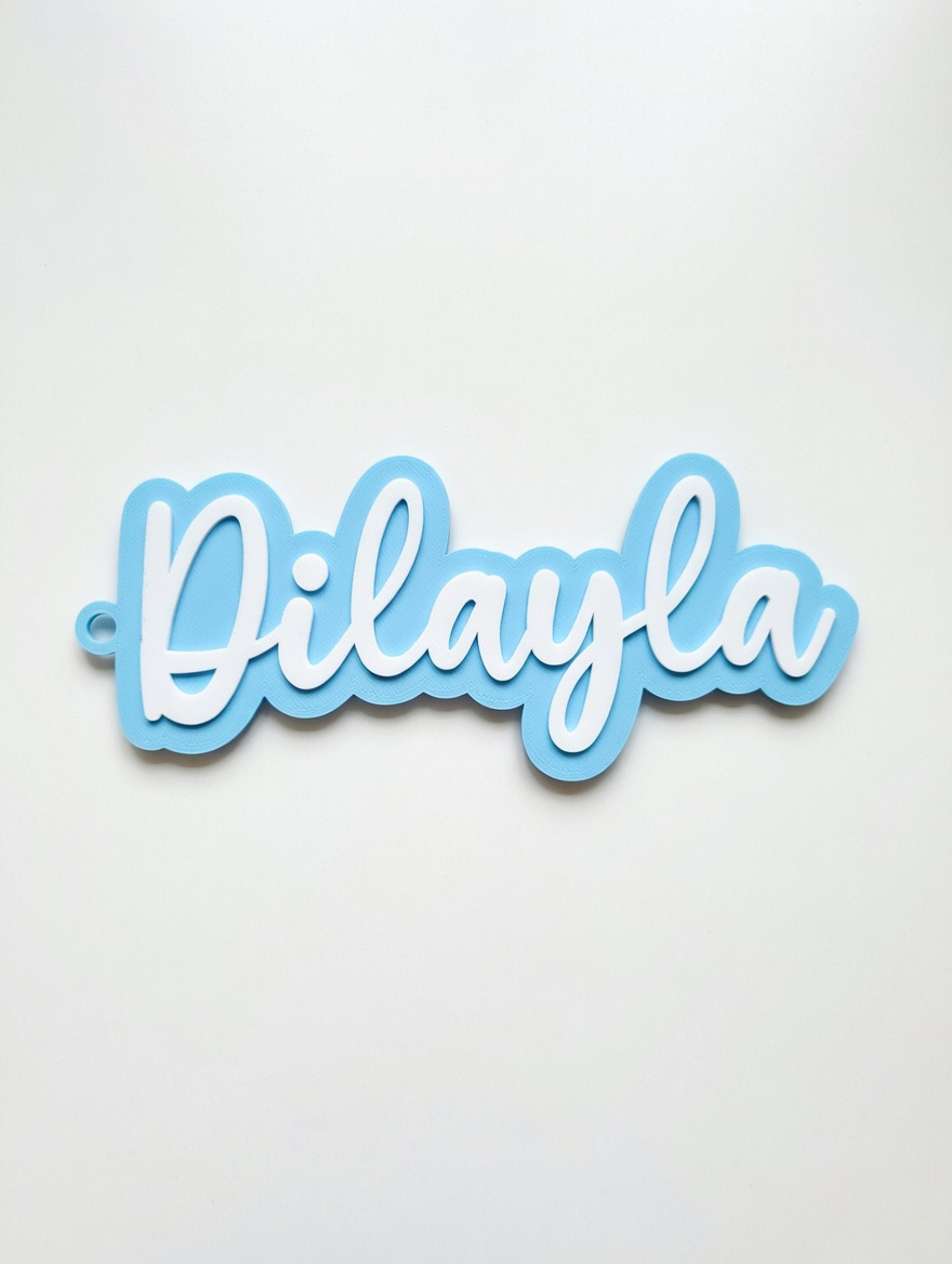 Miniatura 54 do modelo 3D Keychain Names