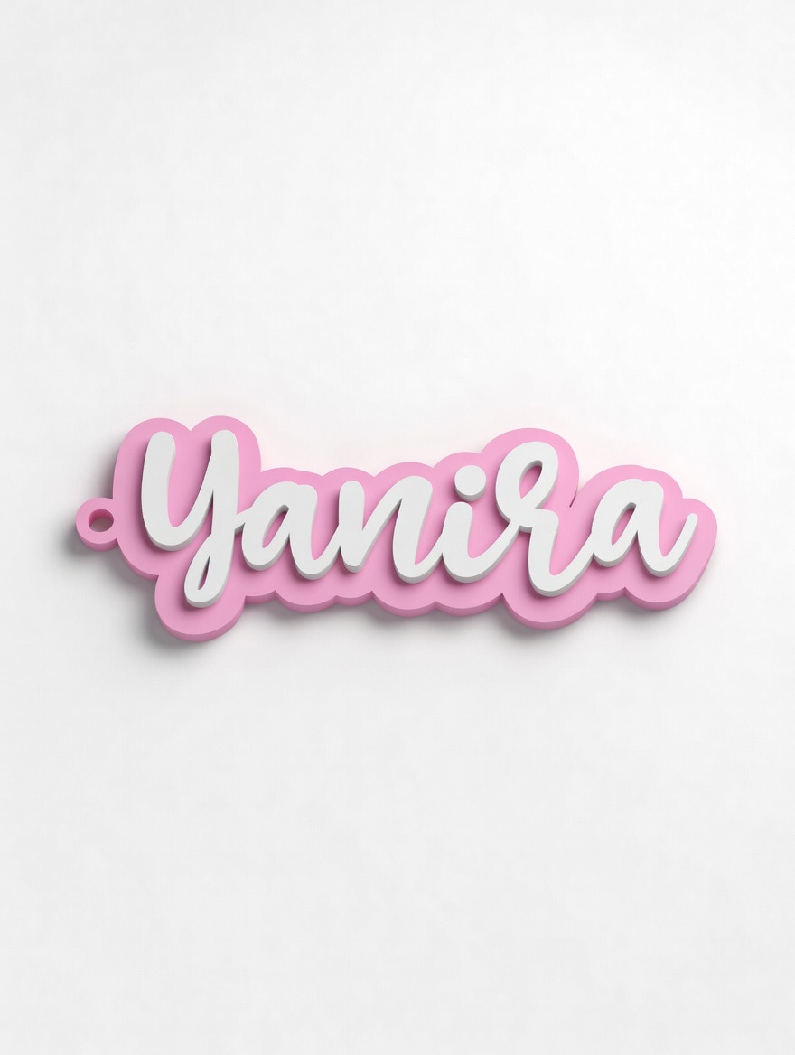 Miniatura 57 do modelo 3D Keychain Names