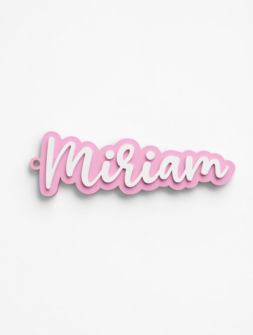 Miniatura 59 do modelo 3D Keychain Names