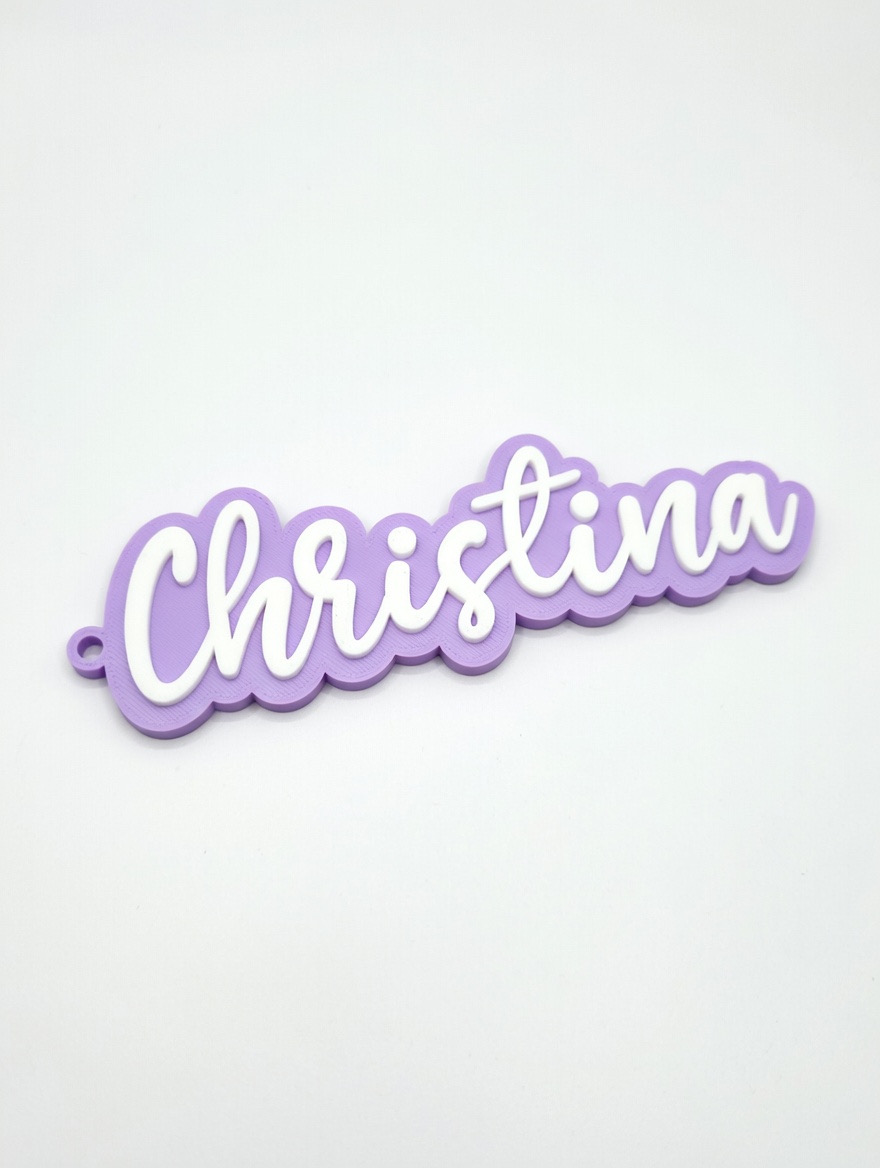 Miniatura 62 do modelo 3D Keychain Names