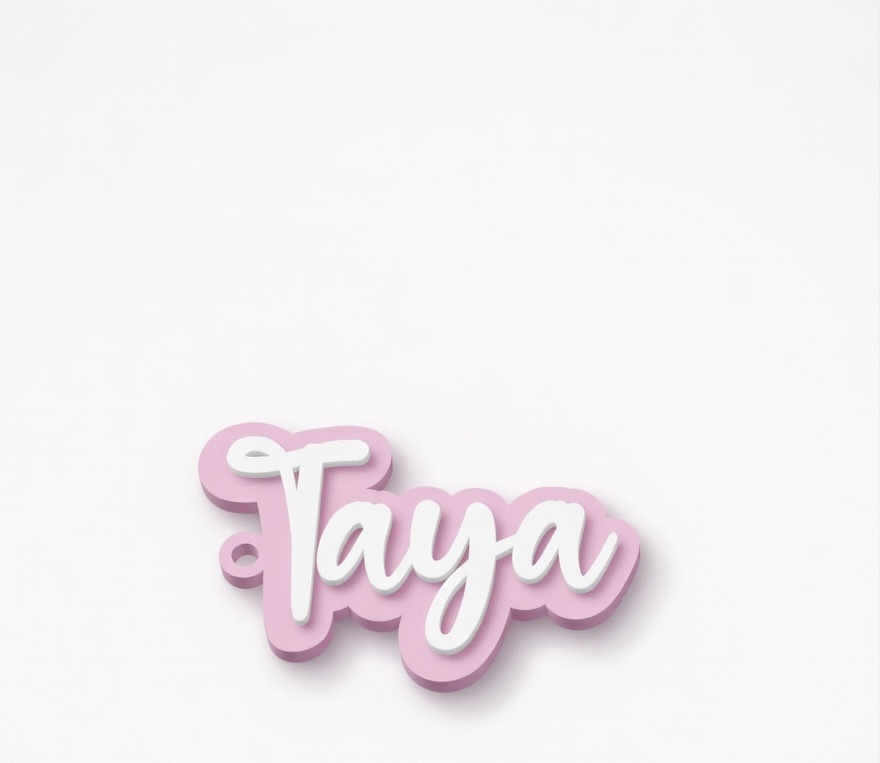 Miniatura 63 do modelo 3D Keychain Names